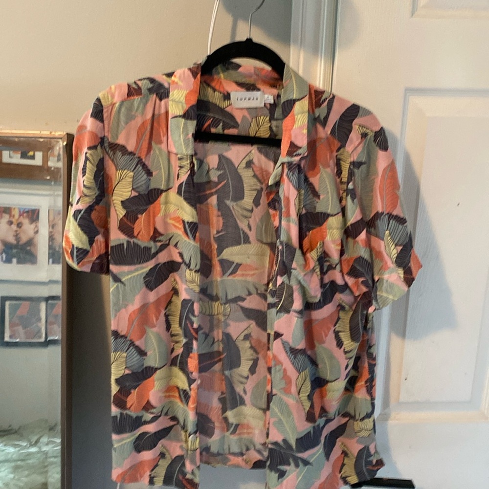 TOPMAN short sleeve button up